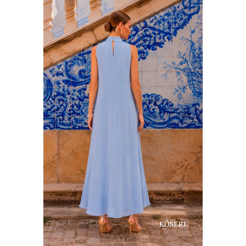 VESTIDO AFRODITA CELESTE BY STRENA