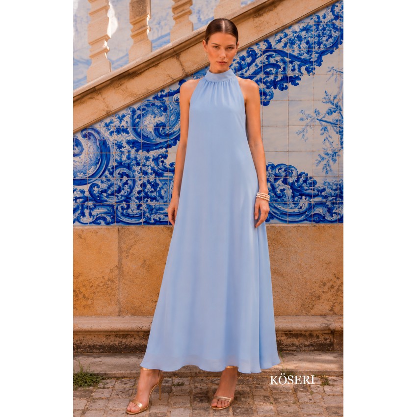 VESTIDO AFRODITA CELESTE BY STRENA