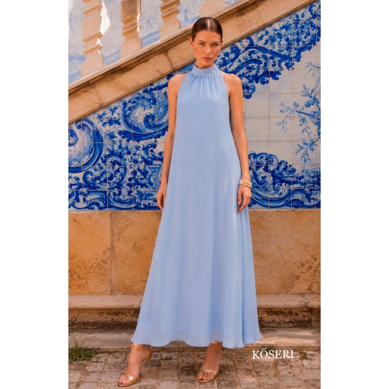 VESTIDO AFRODITA CELESTE BY STRENA