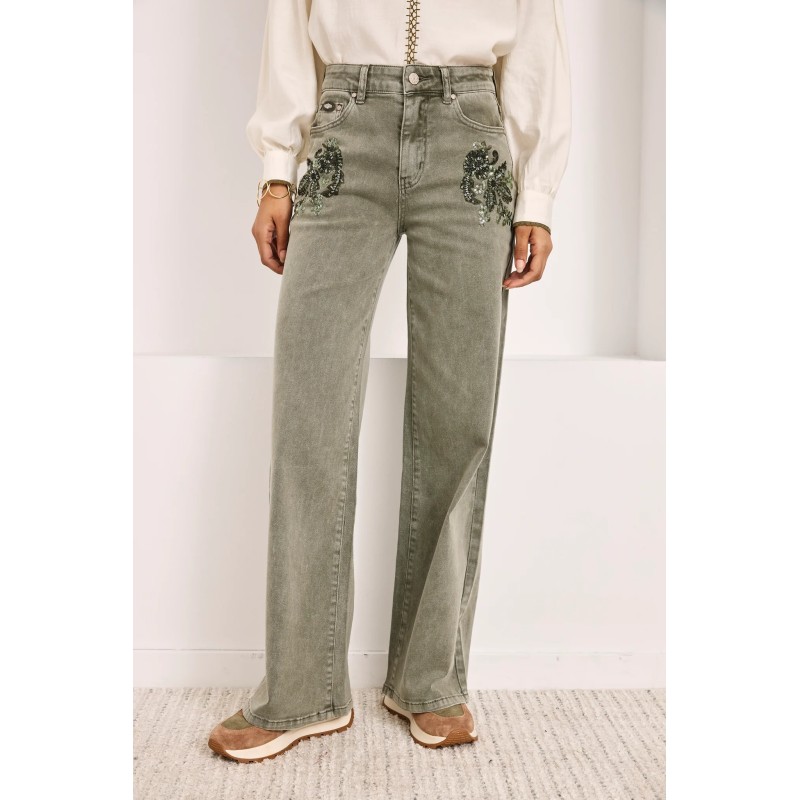 JEANS CADERAS JOYA - CAQUI