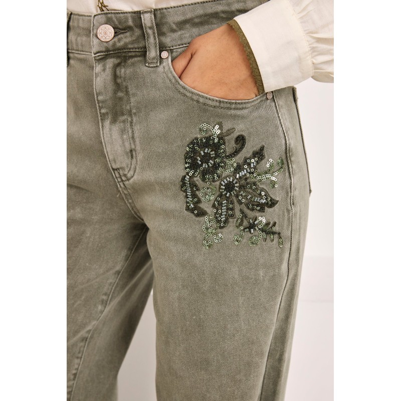 JEANS CADERAS JOYA - CAQUI