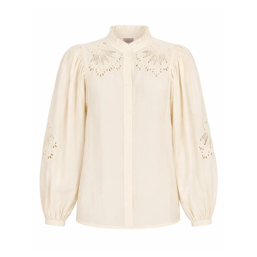 BLUSA MANGA GLOBO - CRUDO