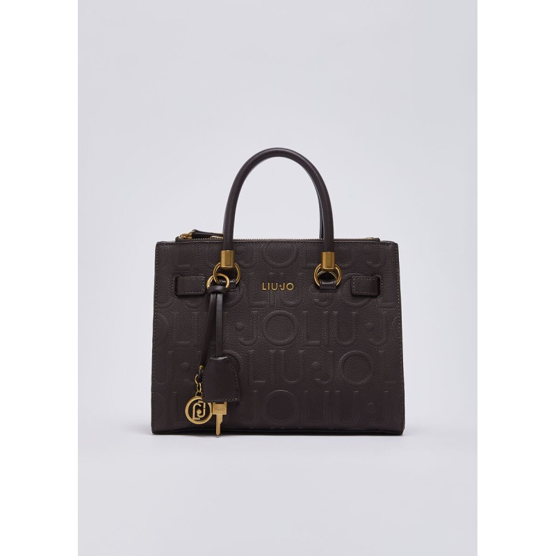 BOLSO LADY LOGOS MARRON LIUJO