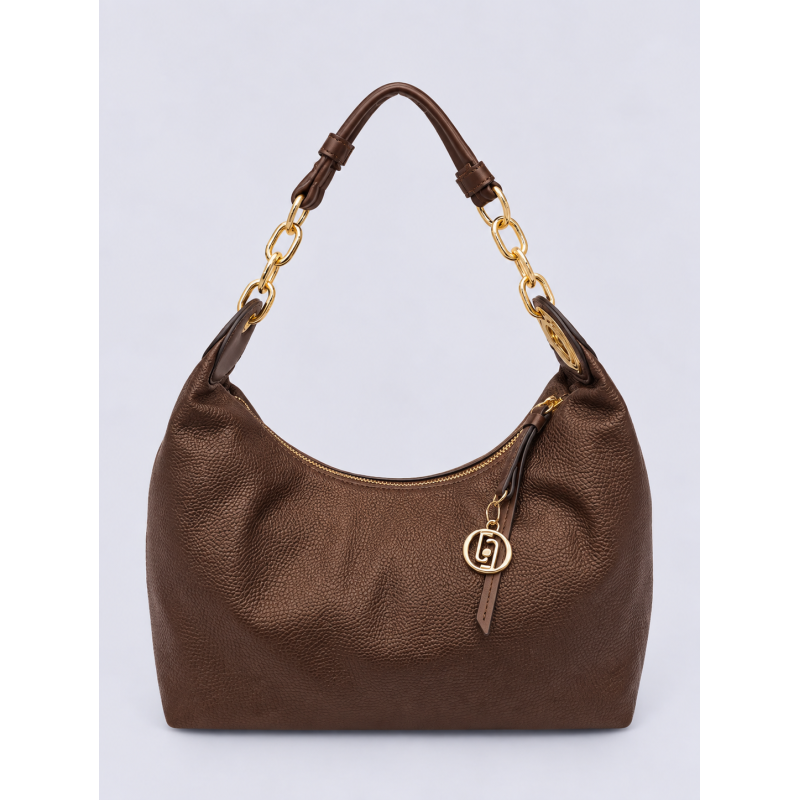BOLSO LOGO LATERAL MEDIANO MARRON LIUJO