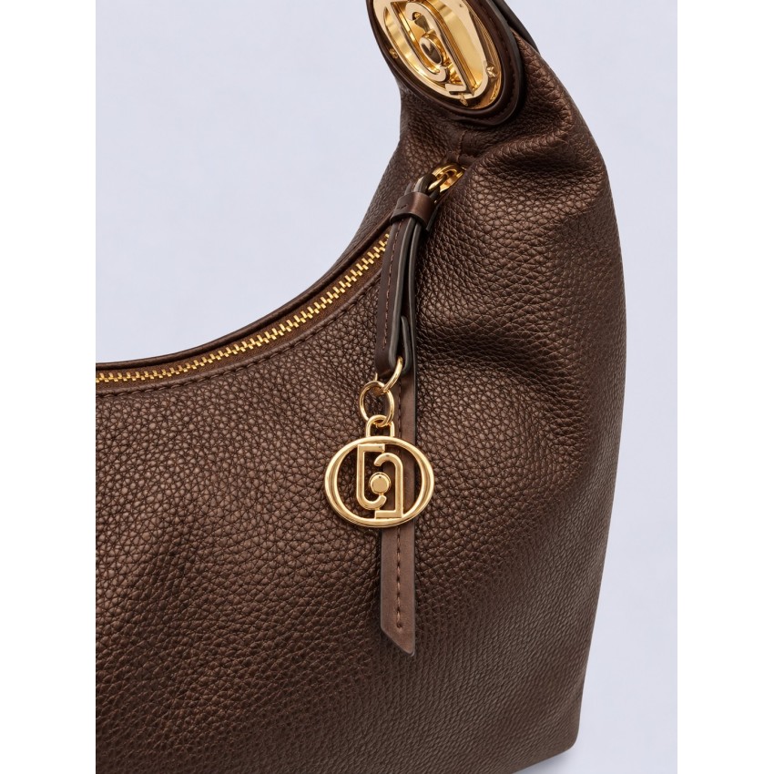BOLSO LOGO LATERAL MEDIANO MARRON LIUJO