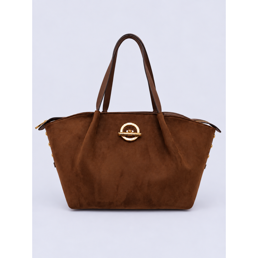 BOLSO LOGO MARRON LIUJO