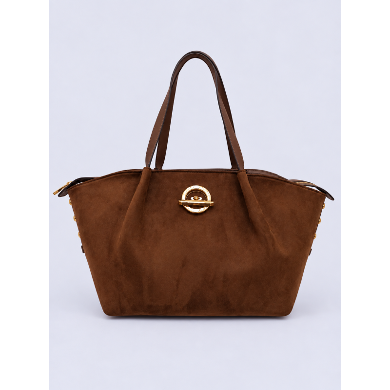 BOLSO LOGO MARRON LIUJO