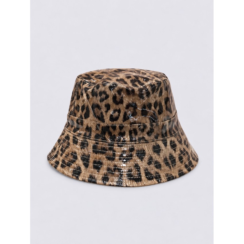 GORRO LLUVIA REVERSIBLE LEOPARDO