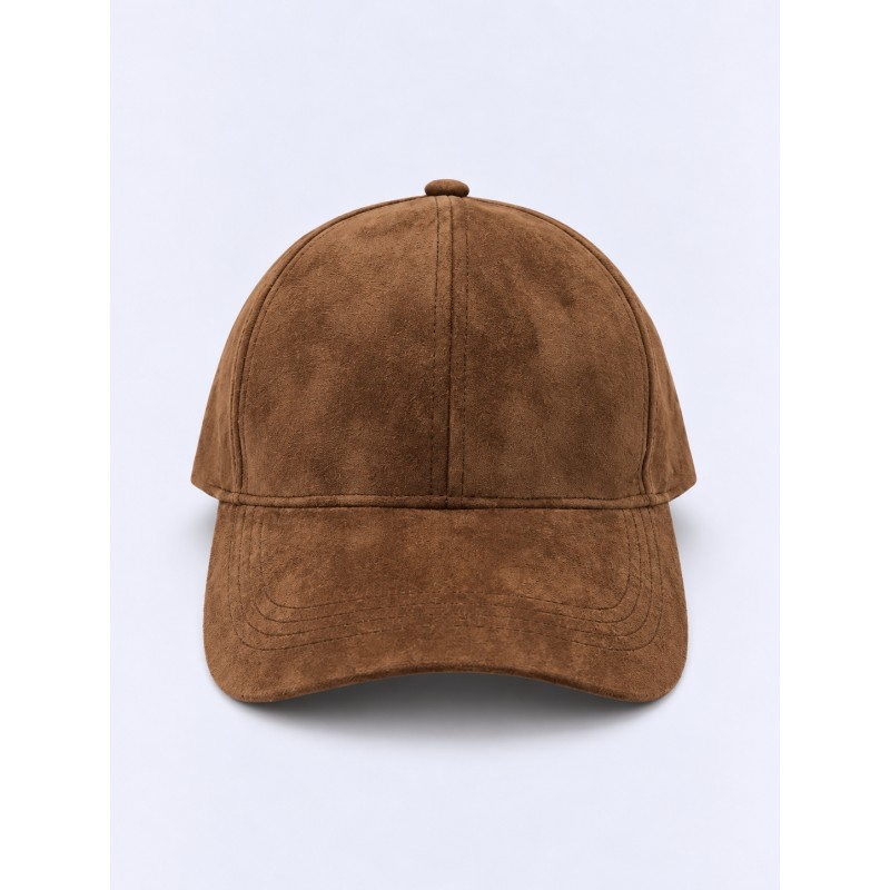 GORRA LISA MARRON