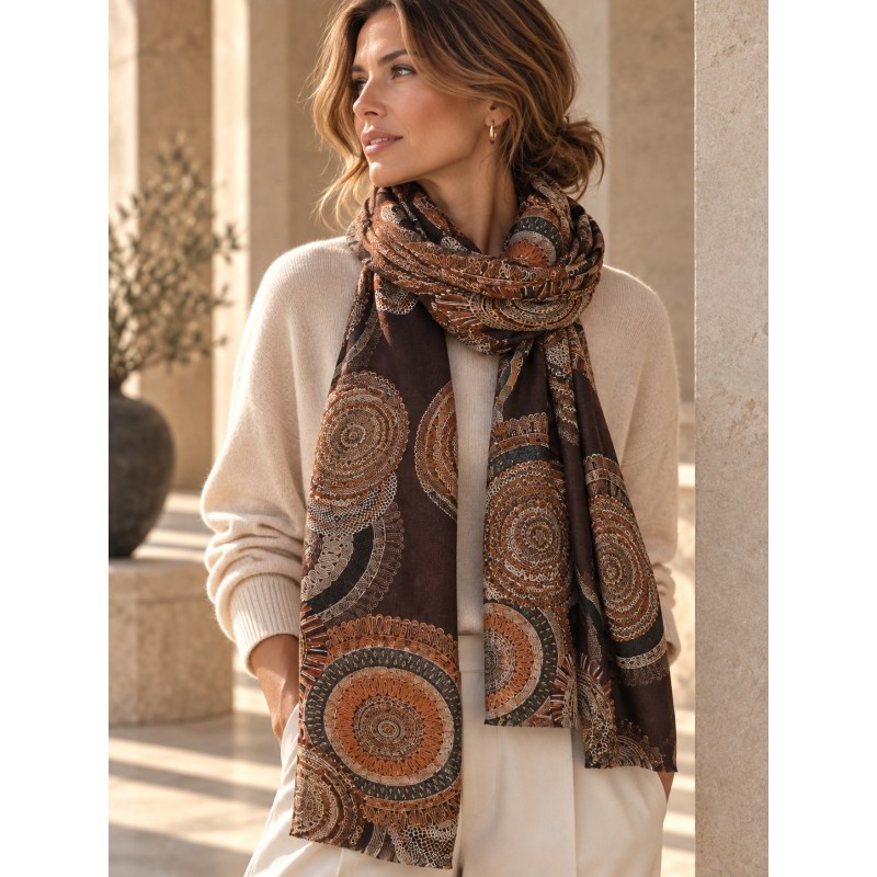 PASHMINA KLIMT MARRON