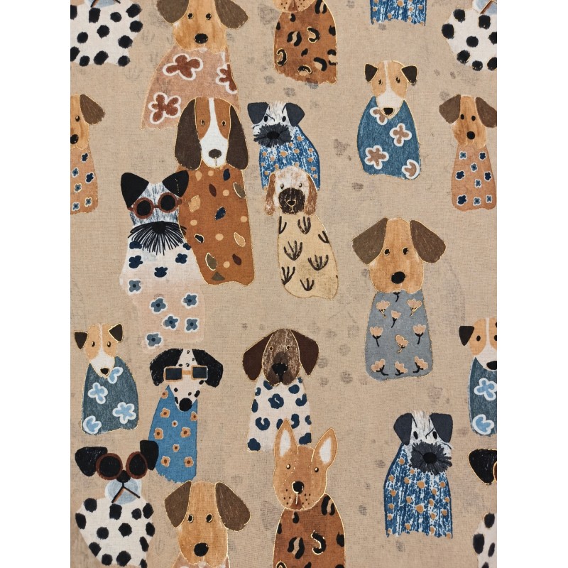PASHMINA PERRITOS CAMEL