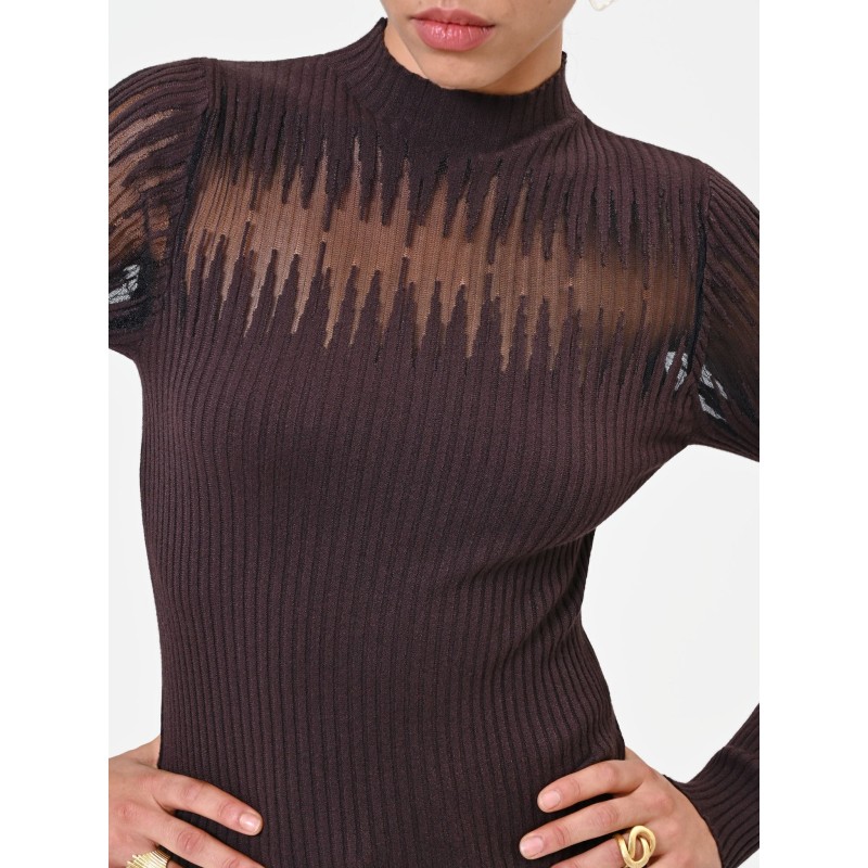 JERSEY MARRON TUL