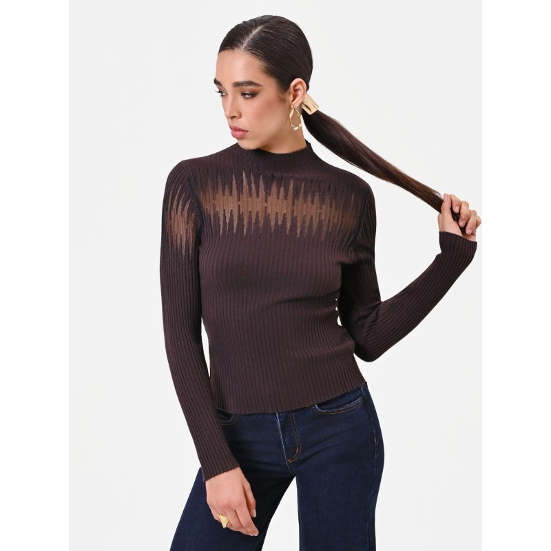 JERSEY MARRON TUL