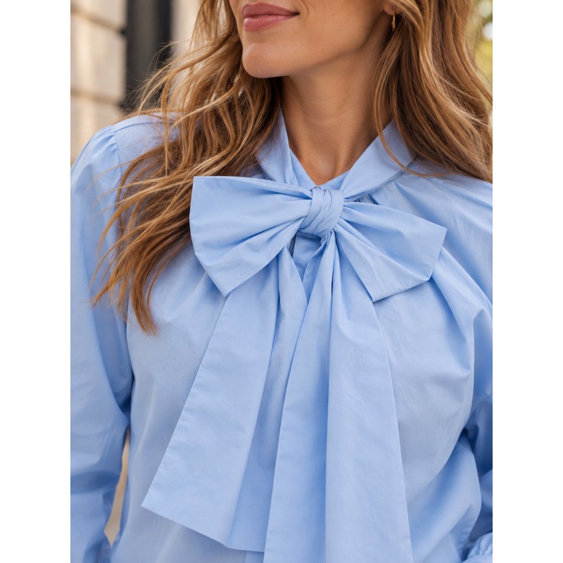 BLUSA LAZO AZUL