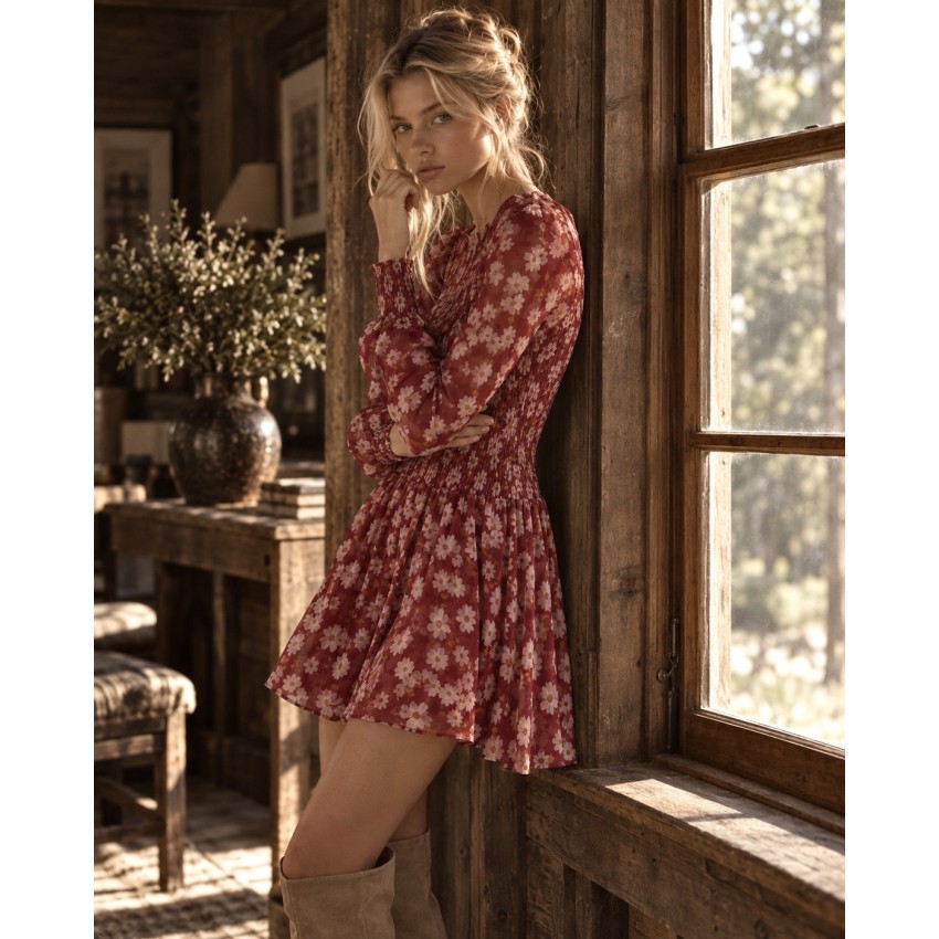 CHERIE FLOWER DRESS FETICHE SUANCES