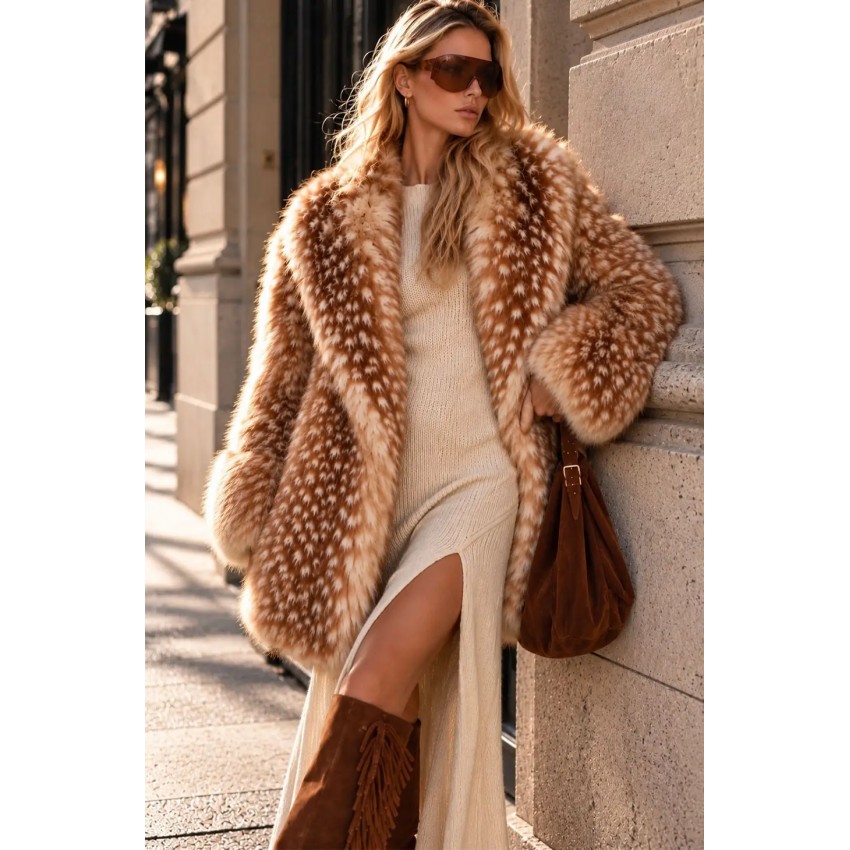 BAMBIE FAUX FUR COAT FETICHE SUANCES