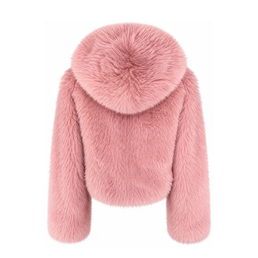 PINK CLOUD FAUX FUR JACKET BY FETICHE SUANCES