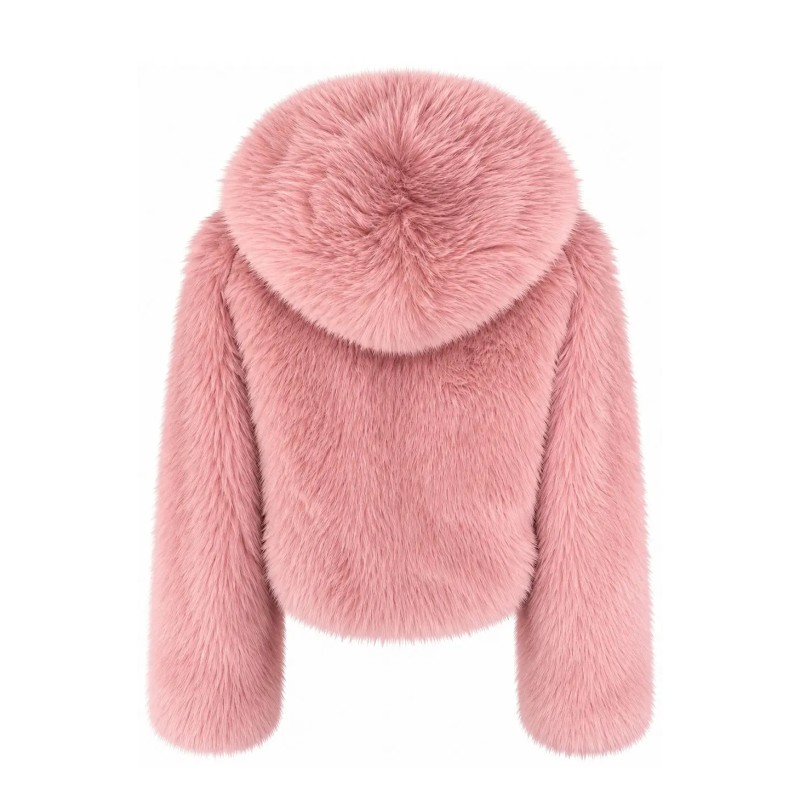 PINK CLOUD FAUX FUR JACKET BY FETICHE SUANCES