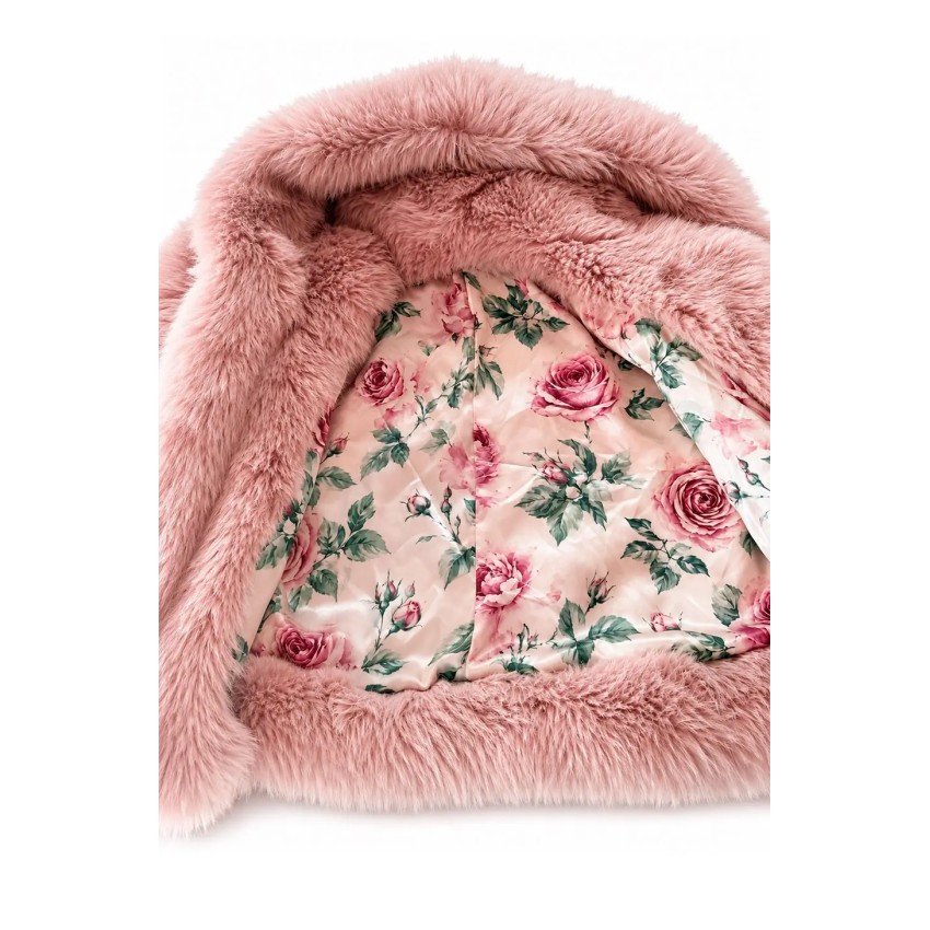PINK CLOUD FAUX FUR JACKET BY FETICHE SUANCES