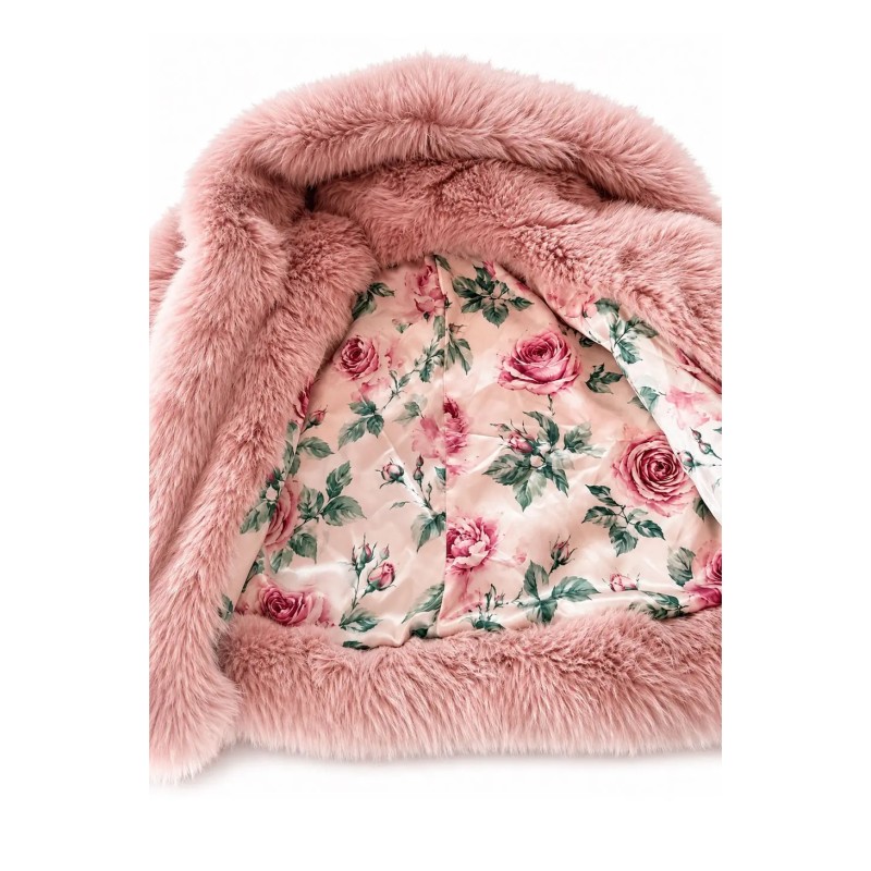 PINK CLOUD FAUX FUR JACKET BY FETICHE SUANCES